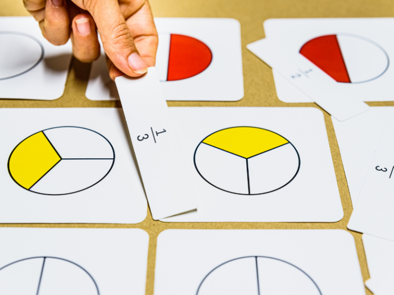 Menu mathématiques – fractions
