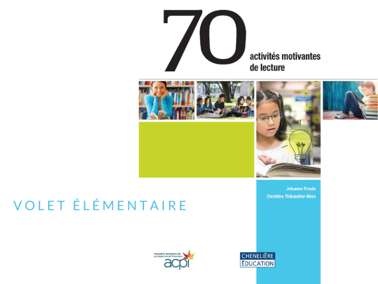 Webinaire – 70 activités motivantes de lecture (volet élémentaire)