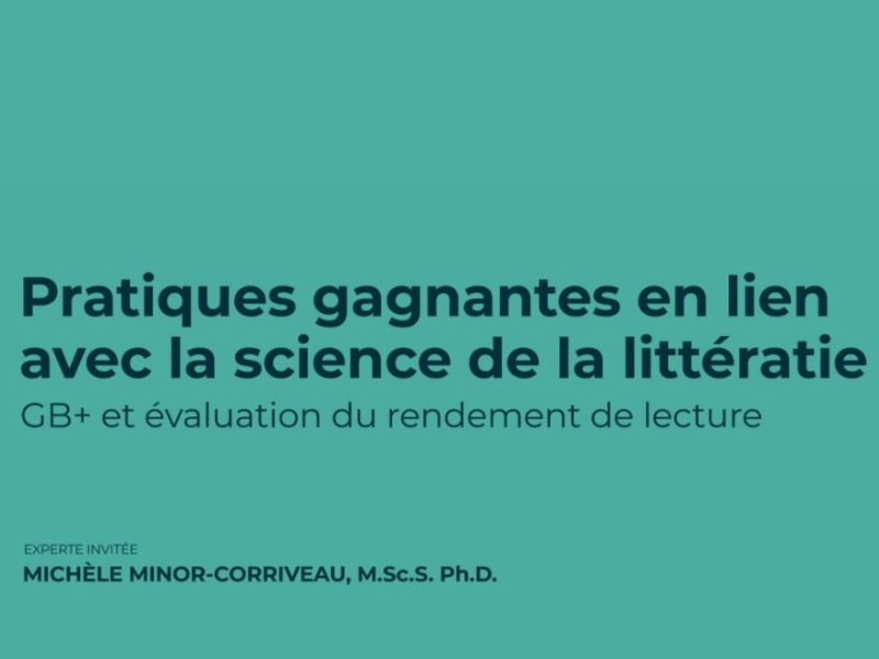 Évaluation du rendement de lecture