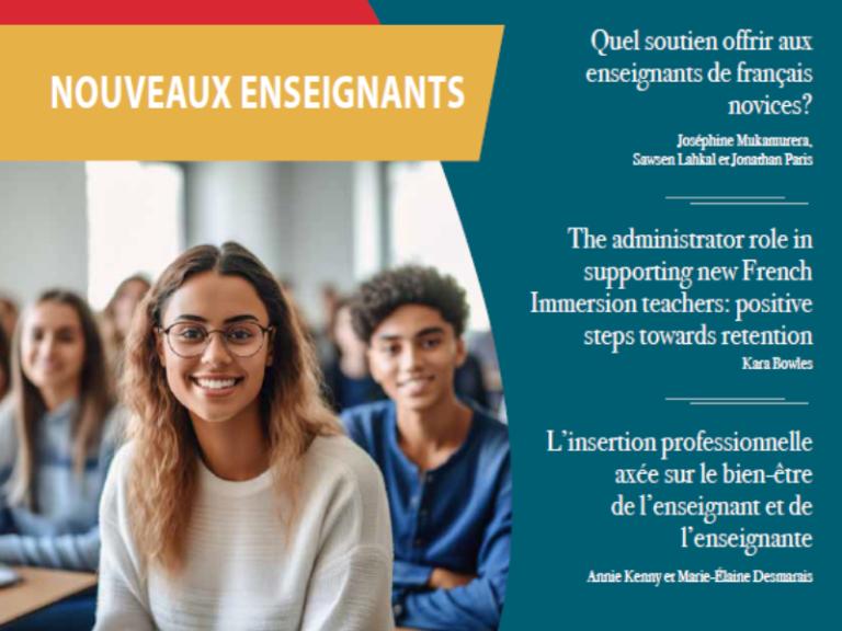 Volume 45, Numéro 3 – Automne 2023 – Nouveaux enseignants