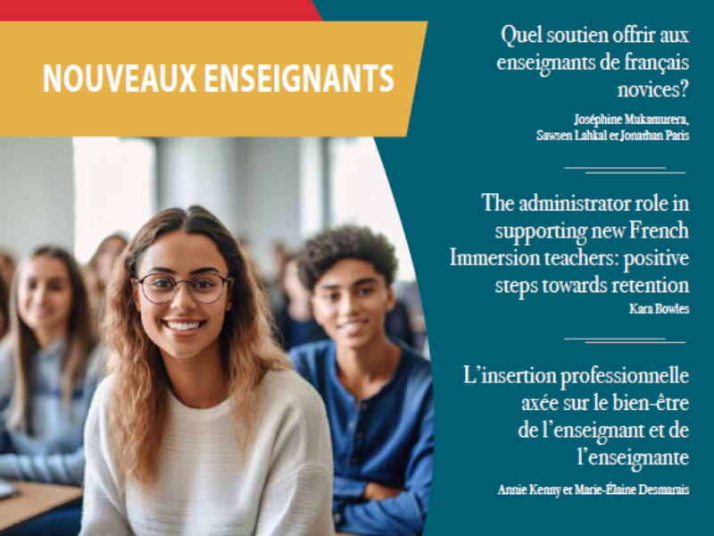Volume 45, Numéro 3 – Automne 2023 – Nouveaux enseignants