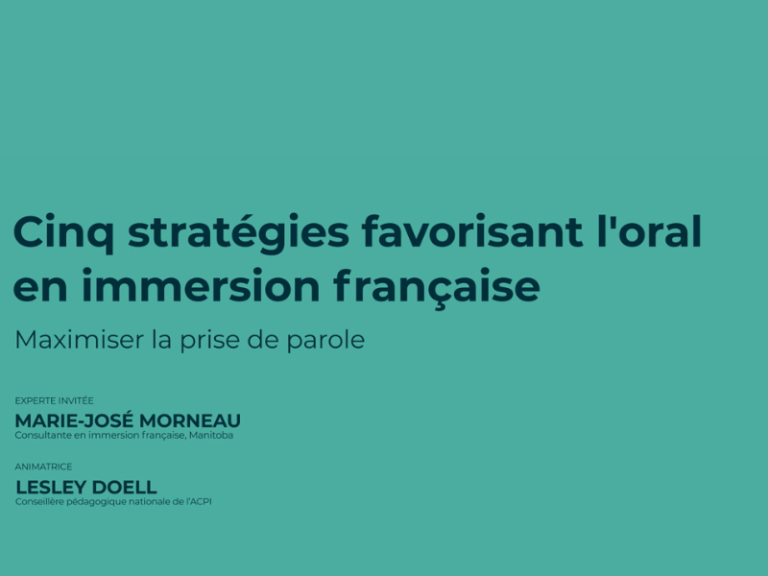 Maximiser la prise de parole