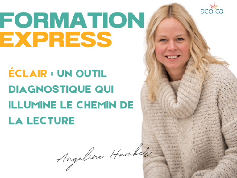 FORMATION EXPRESS : ÉCLAIR, un outil diagnostique qui illumine le chemin de la lecture