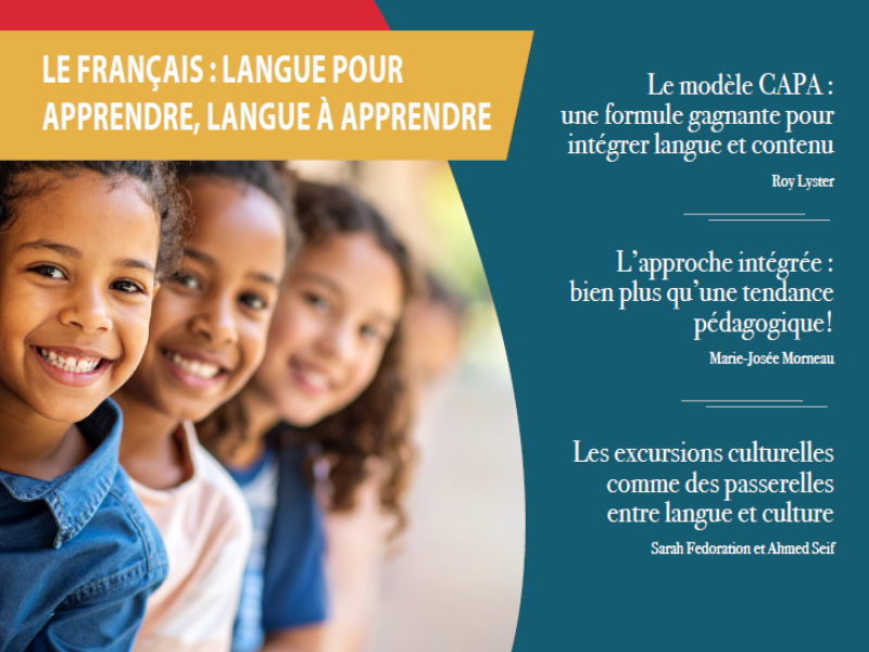 Volume 47, Numéro 3 – Automne 2025 – Langue à apprendre, langue pour apprendre